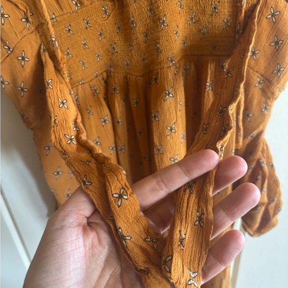 Patrons of Peace Mustard Floral Jumpsuit - Picture 6 of 6